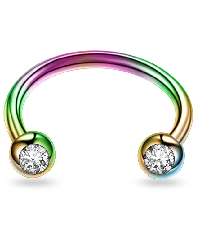 1pc Fashionable Titanium Steel Nose Ring Stainless Steel Nose Ring C-shaped Nose nail Minimalist Punk Piercing Jewelry
