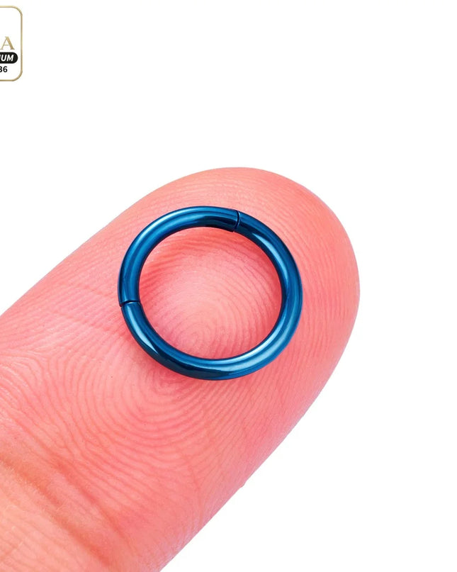 Nose Rings G23 Titanium Lip Ring For Women And Men Piercing Jewelry Hoop Earrings Mixed Color Body Clips Hinged