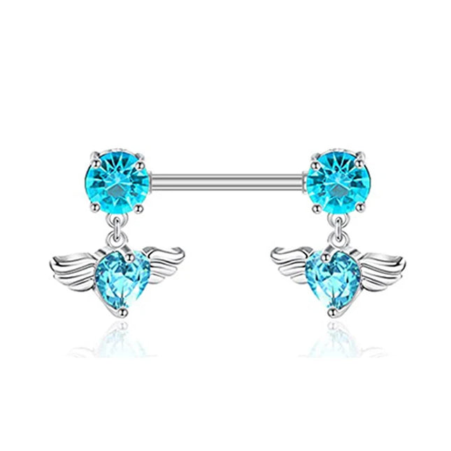 1Pcs Heart Belly Button Rings Pink 14G Women Fashion Belly Ring Dangle Cz Butterfly Punk Spider Navel Piercing Barbell Pircing