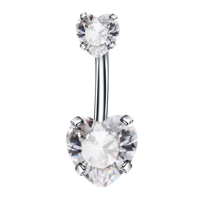 1Pc Surgical Steel Belly Button Ring Navel Nombril Piercing CZ Belly Ring Sexy Women Belly Piercing Body Jewelry Ombligo 14G
