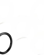 black 1pcs / 14mm / Round|Nose Rings & Studs|Face