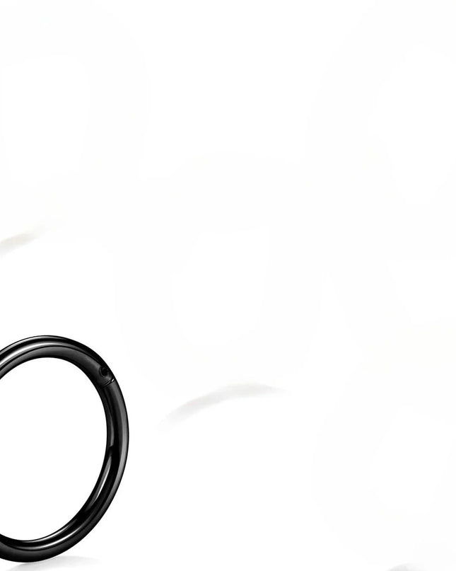 Classic Punk Stainless Steel Piercing Seamless Connection Nose Ring for Women Men Hip Hop Body Piercing Jewelry Not Allergic