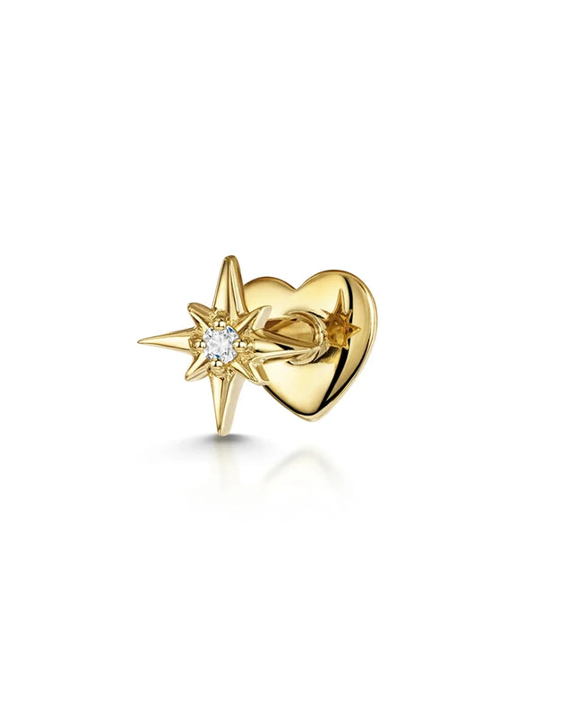 AIDE Heart Round Ball Flat Helix Piercing Earring 925 Sterling Silver Ear Studs Geometric Zircon Exquisite Trinket Studs Aretes