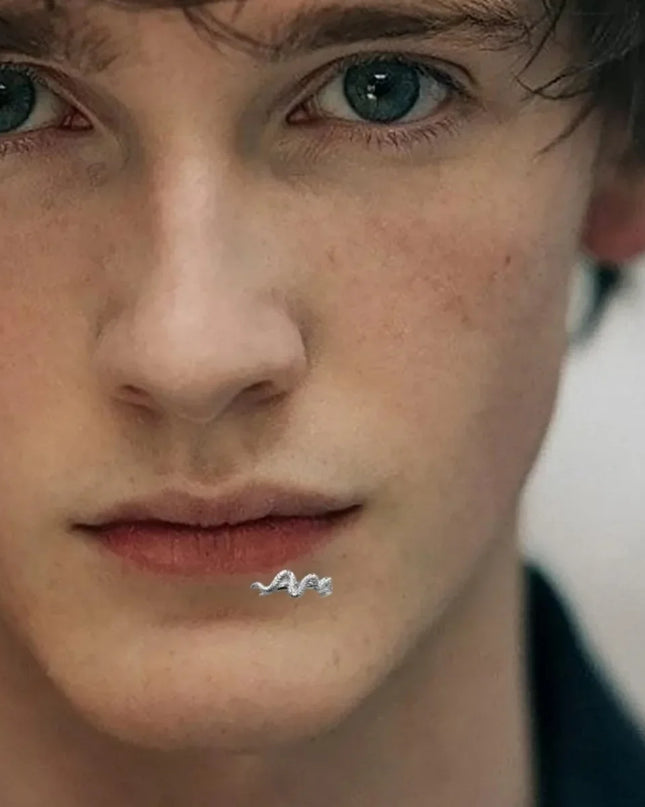 Nose Rings Hinged Segment Daith Hoop Rings Snake Bee Nose Ear Cartilage Ring Lip Septum Piercing Jewelry