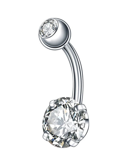 1Pc Surgical Steel Belly Button Ring Navel Nombril Piercing CZ Belly Ring Sexy Women Belly Piercing Body Jewelry Ombligo 14G