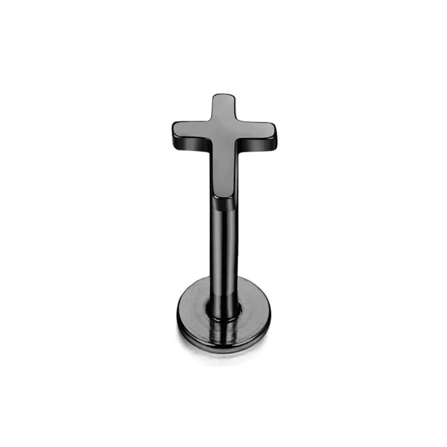Drperfect Tragus Piercing Jewelry for Women Men Helix Cartilage Conch Earring Nose Stud Stainless Steel Medusa Labret Lip Ring