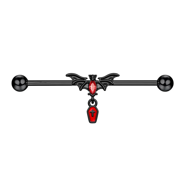 1-8Pcs Belly Button Rings for Women Steel Nipple Piercing Halloween Nose Rings Industrial Barbell Cartilage Earrings Stud Septum