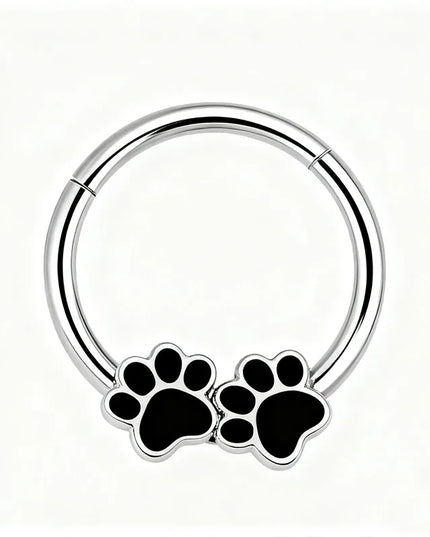 1PC stainless steel nose ring, bat nasal septum ring, hinge, earscreen cartilage, ear stud puncture, jewelry, heart, bee, star,