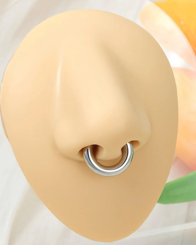 1pc Exaggerated c-Shaped Non-Piercing Nose Ring Fake Piercing Non-Piercing Ear Bone Clips For Men Ear Cuff Earrings