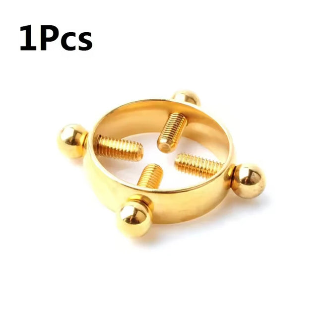 1Pc Stainless Steel Adjustable Nipple Ring For Women, Various Colors Clip On Nipple Rings Fake Nipple Piercing Jewelry.