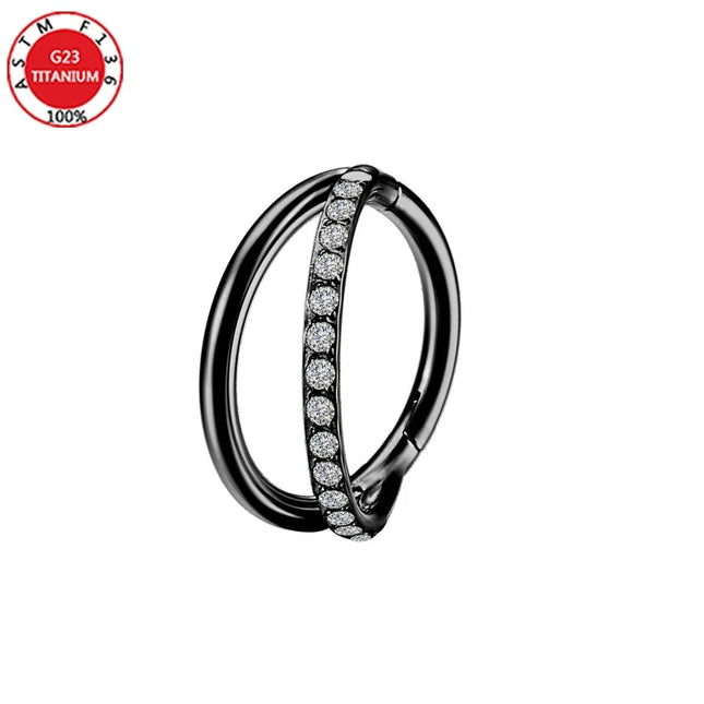 Septum Piercing Nose Ring for Women Piercing for The Ears Tragus Lip Zircon Jewelry Ladies Sexy Perforated Labret Body Jewelry