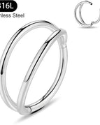 Silver 1pcs / 10mm