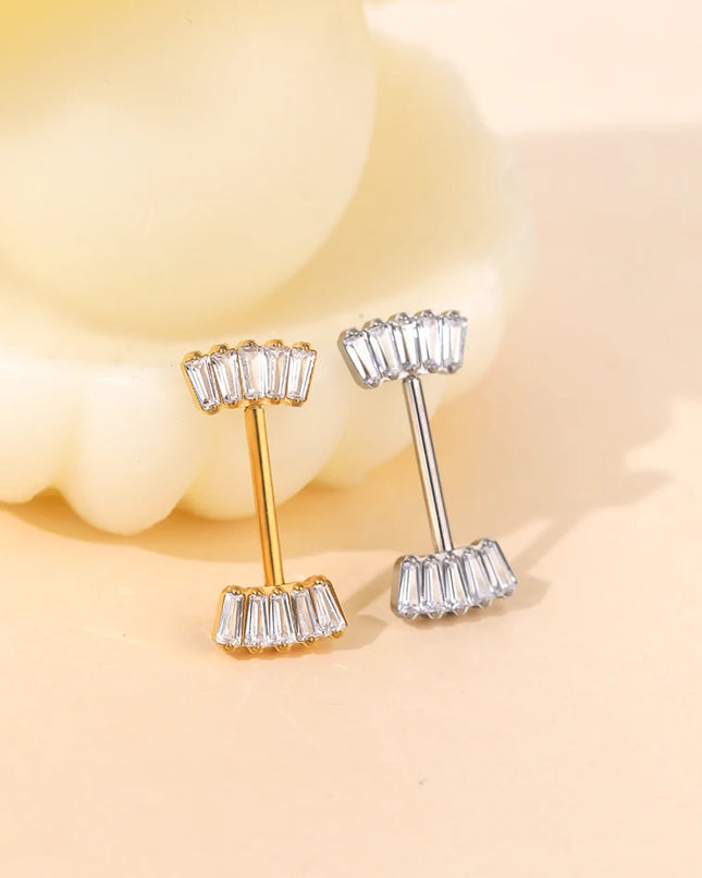 1Pc G23 Titanium Nipple Piercing Barbell Ring Flower Internally Threaded Nipple Shield Ring for Sexy Women Body Piercing Jewelry