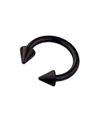 8X Black / Nose Rings & Studs / Face|C-shaped and spiral