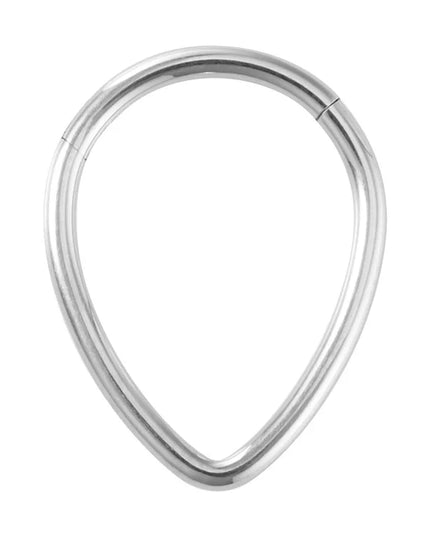 Drip nose Ring Fashion stainless steel closed ring Hinge nasal septum ear bone multi-purpose ring piercing jewelry