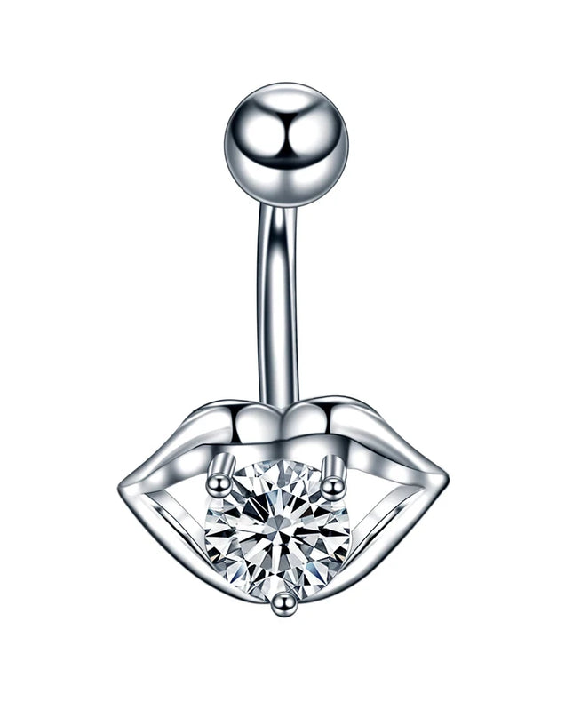 1Pc Surgical Steel Belly Button Ring Navel Nombril Piercing CZ Belly Ring Sexy Women Belly Piercing Body Jewelry Ombligo 14G