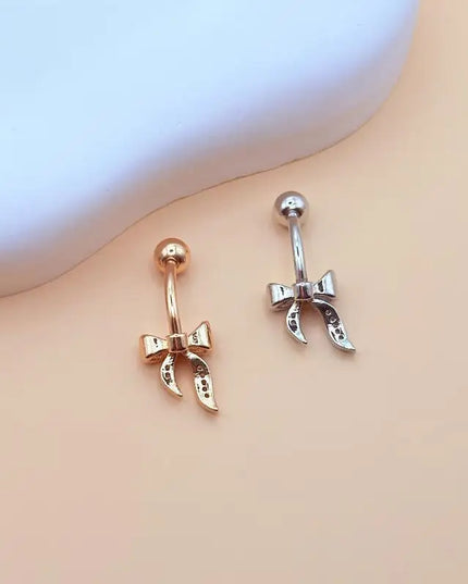 Bow Belly Button Ring Navel Piercing Sexy Belly Rings Body Piercing Navel Rings