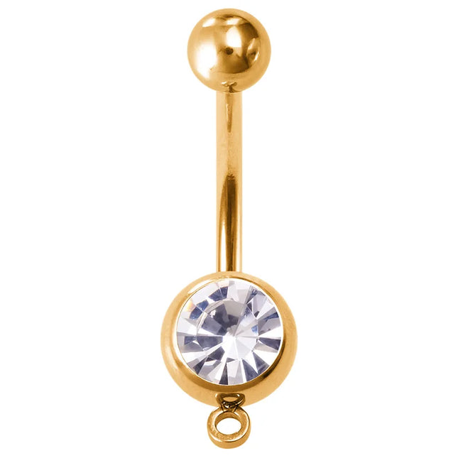 1/4pcs Belly Button Rings DIY Jewelry Making Supplies Findings Pendant Navel Stud Stainless Steel Barbell Piercing Body Jewelry