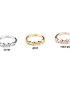 silver-1PC / 4-stones