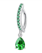Style6Green / Navel & Bell Button Rings / body