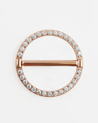 Rose Gold / Nipple Rings / 1.6x12mm|body|Round