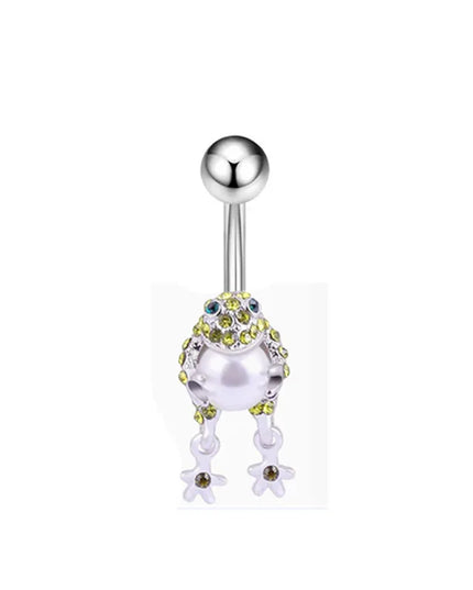 1PCS Bat Belly Button Piercing Jewelry 14G Claw Belly Ring Body Piercing Bee Navel Piercing Heart Belly Bars Piercings Ombligo