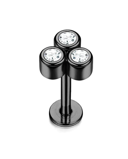 Drperfect Tragus Piercing Jewelry for Women Men Helix Cartilage Conch Earring Nose Stud Stainless Steel Medusa Labret Lip Ring
