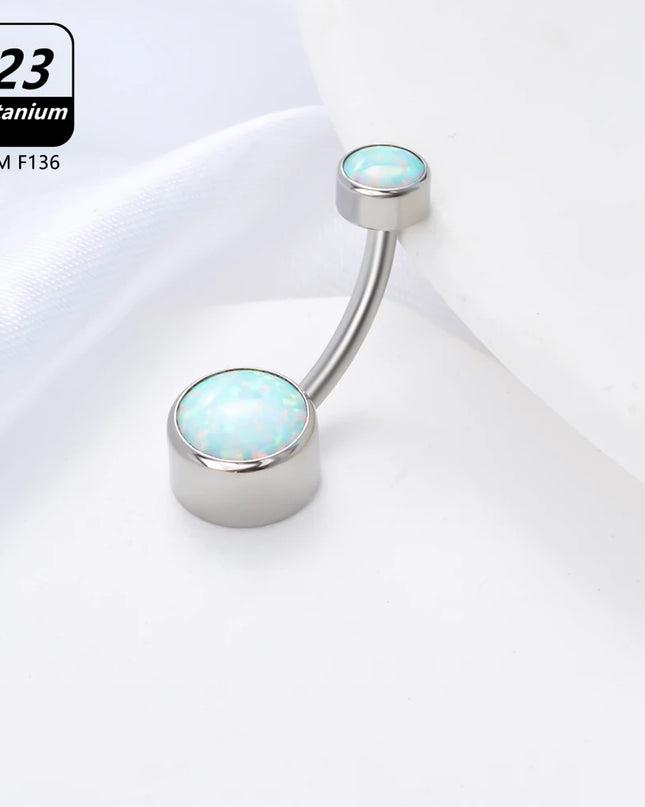 Belly Piercing Button Rings G23 Titanium Astm F136 14g Body Jewelry Internally Threaded Navel Ring Zirconia Earrings Zircon