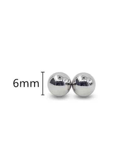 1Pair Ultra Powerful Magnet Nipple Piercing Women Balls Clamps Strong Magnetic Clitoris Bondage Sexy Body Piercing for Couple