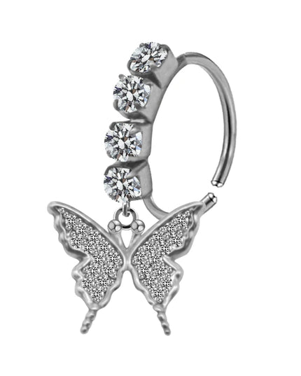 Nose Piercing Nose Ring Stainless Steel Colorful Nose Ring Dangle Nose Rings Piercing Jewelry For Women