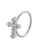 N0064SILVER / Nose Rings & Studs / Face|Geometric