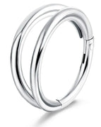 style 4 / Nose Rings & Studs / 18G-(10MM)|Face|Hoop