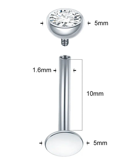 1PC Floating Belly Button Rings Titanium Curved Barbell Navel Piercing 14G 10/12mm Belly Bar Navel Earrings Sexy Jewelry Women