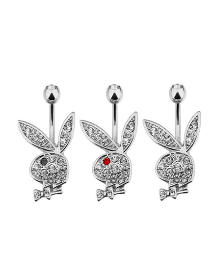 1pc Belly Button Rings Bunny Navel rings Gold color Rabbit Belly Rings for Women Gem stone Pink Bunny Fake Belly Piercing Ring