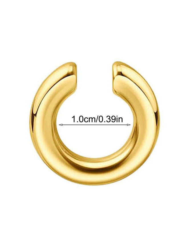 1pc Exaggerated c-Shaped Non-Piercing Nose Ring Fake Piercing Non-Piercing Ear Bone Clips For Men Ear Cuff Earrings