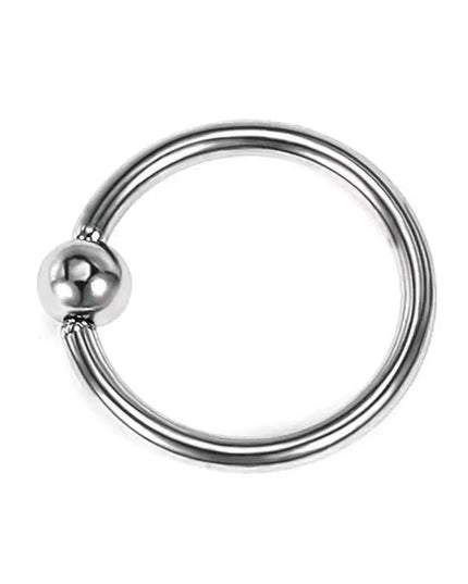 1  Piece Big Ball Stainless Steel Captive Hoop Rings BCR PA Ring Nipple Body Piercing Jewelry