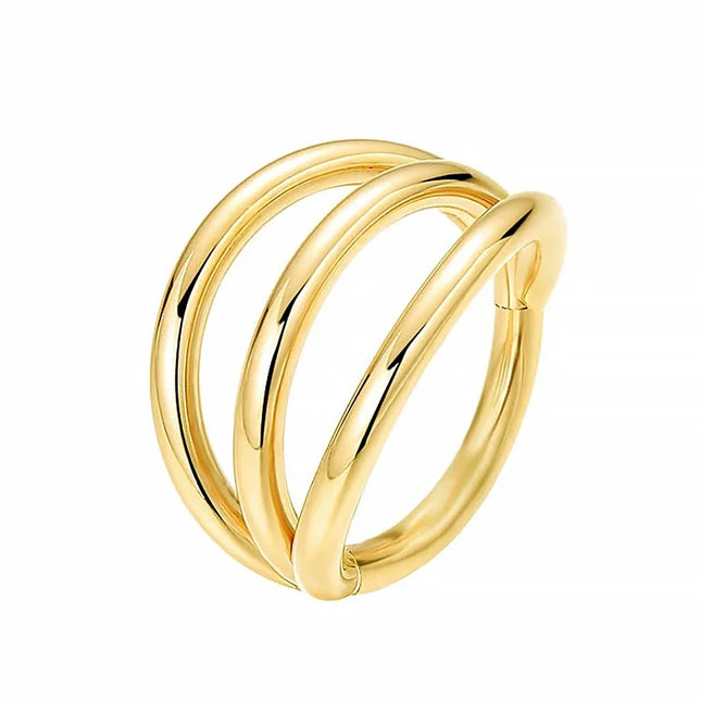 Nose Rings Hoops Double Septum Rings Cartilage Hoop Earring Piercing Nariz Open Stacked Hoop Nose Rings for Women and Men Gift