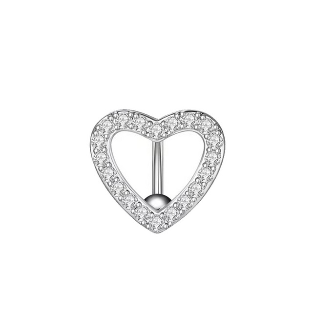 1PCS Butterfly Belly Button Piercing Jewelry 14G Heart Belly Ring Body Piercing Bee Navel Piercing Belly Bars Piercing Ombligo