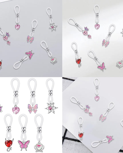 Sexy Women Piercing Rings Bra Nipple Hoops Butterfly Nipple Ring Nipple Piercing Body Jewelry Body Piercing Nipple Bar Rings