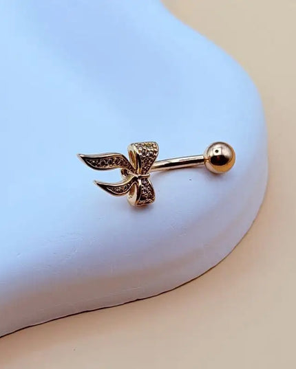 Bow Belly Button Ring Navel Piercing Sexy Belly Rings Body Piercing Navel Rings