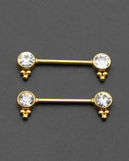Crystal Nipple 1 / Nipple Rings / Surface and Dermal