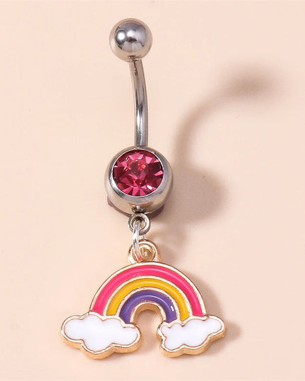 Cute Christmas Tree Belly Button Rings for Women Sexy Piercing Body Jewelry Navel Rings Girls Party Festival Jewelry Gifts