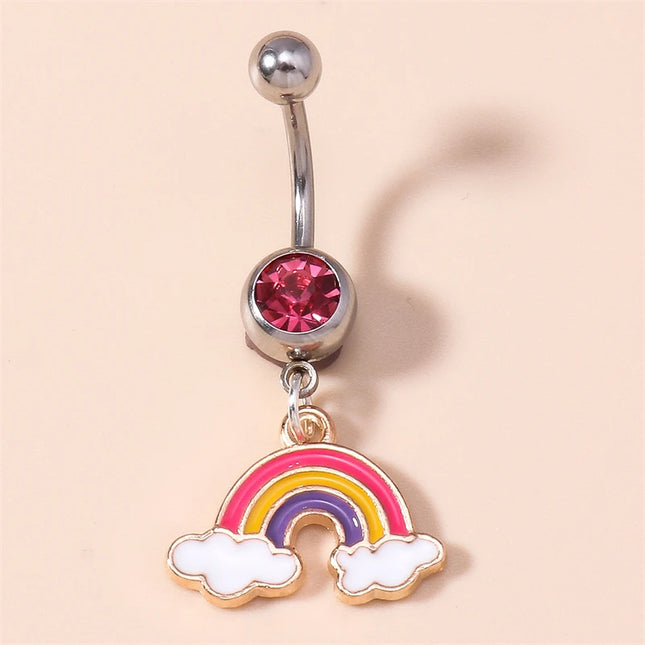 Cute Christmas Tree Belly Button Rings for Women Sexy Piercing Body Jewelry Navel Rings Girls Party Festival Jewelry Gifts