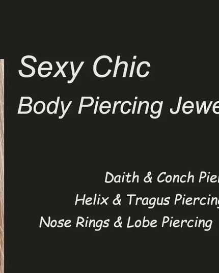 Ear Piercing For Women Pierced Earring Daith Helix Flat Lobe Star Plant Lightning Zircon Stainless Steel Ear Hoop Jewelry Gift