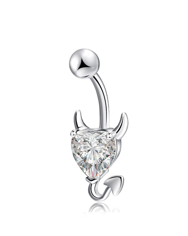 1PCS Bat Belly Button Piercing Jewelry 14G Claw Belly Ring Body Piercing Bee Navel Piercing Heart Belly Bars Piercings Ombligo