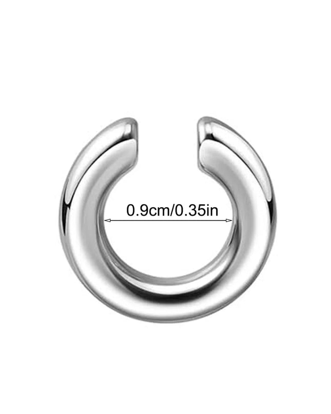 1pc Exaggerated c-Shaped Non-Piercing Nose Ring Fake Piercing Non-Piercing Ear Bone Clips For Men Ear Cuff Earrings