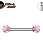 Silver-Pink / 14G 1.6x42x5mm