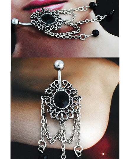Old Sliver Vintage Ethnic Style Belly Button Rings Anti-allergy Stainless Steel Sexy Lady Piercing Ombligo Body Jewelry