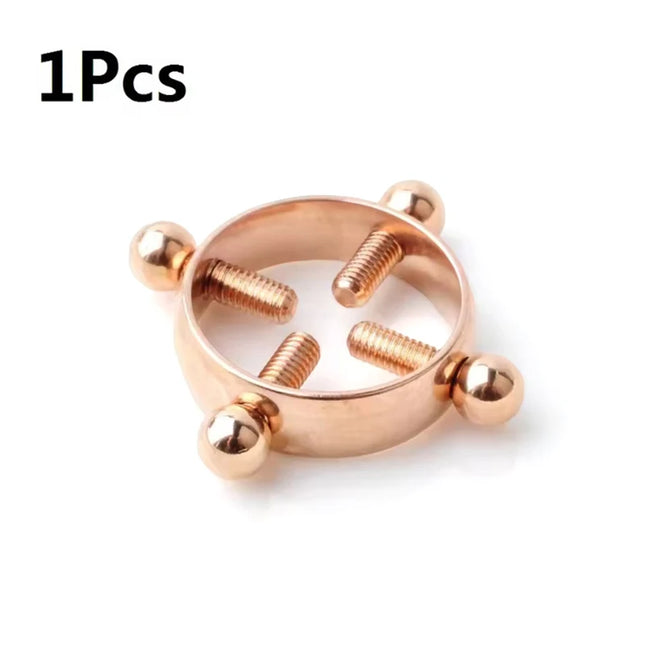 1Pc Stainless Steel Adjustable Nipple Ring For Women, Various Colors Clip On Nipple Rings Fake Nipple Piercing Jewelry.
