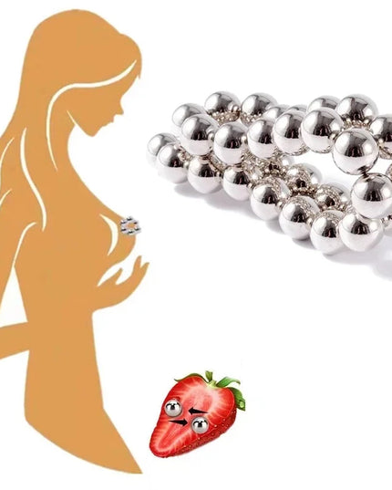 1Pair Ultra Powerful Magnet Nipple Piercing Women Balls Clamps Strong Magnetic Clitoris Bondage Sexy Body Piercing for Couple